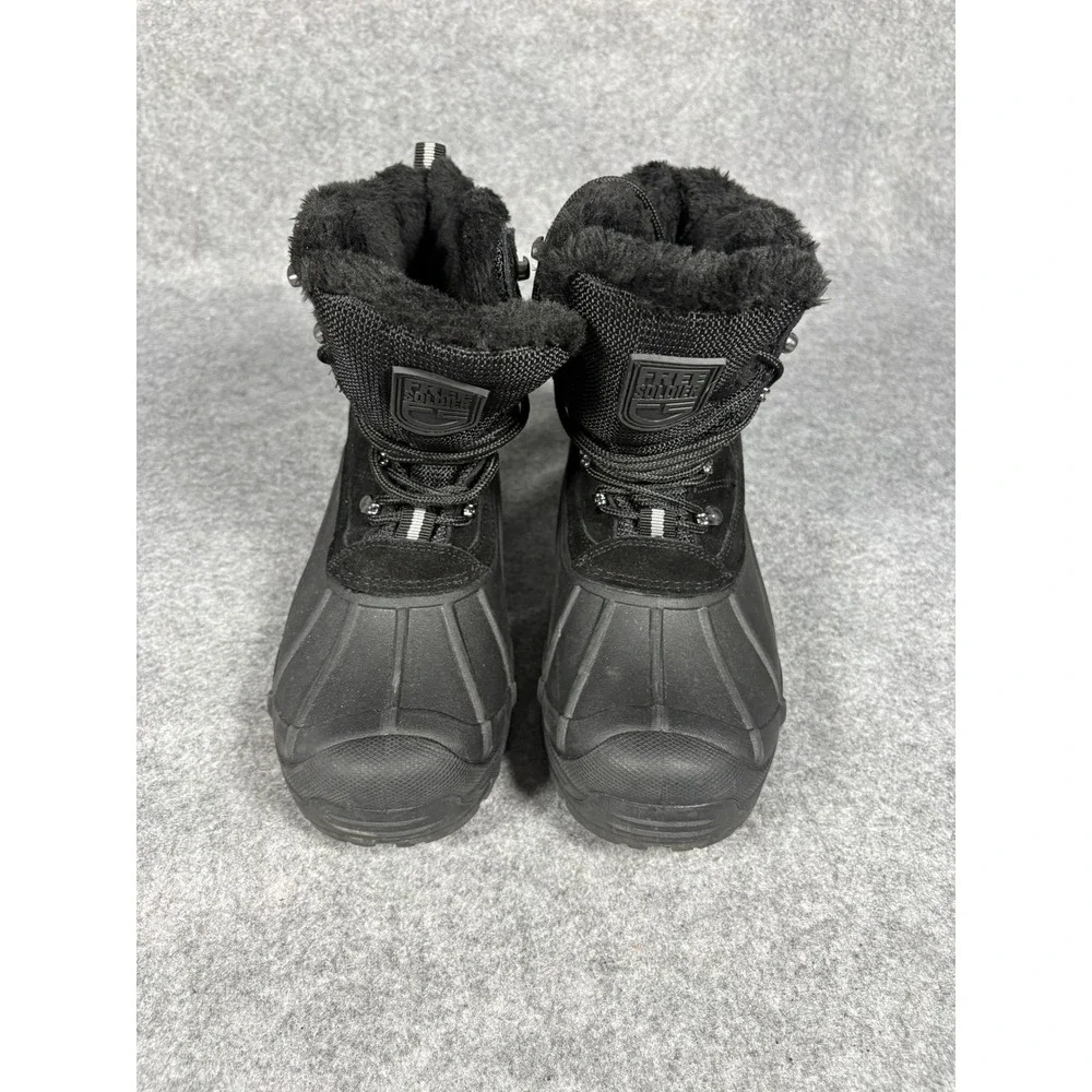 Free‎ Soldier Tactical ACC0037 Winter Boots 8 Black Faux Fur Lined Suede